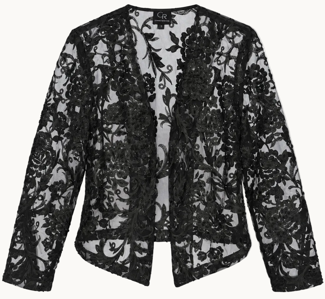 Lula Sheer Black Alena Clasp