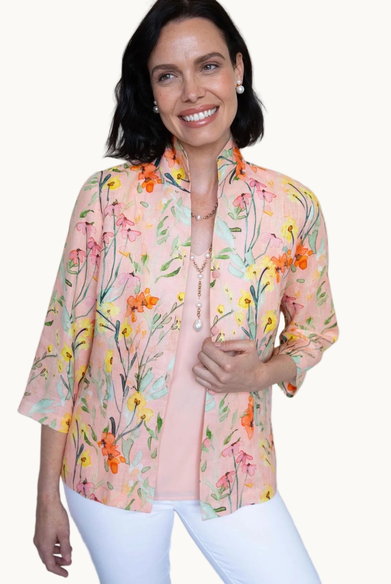 Peach Watercolor Bloom Ronette