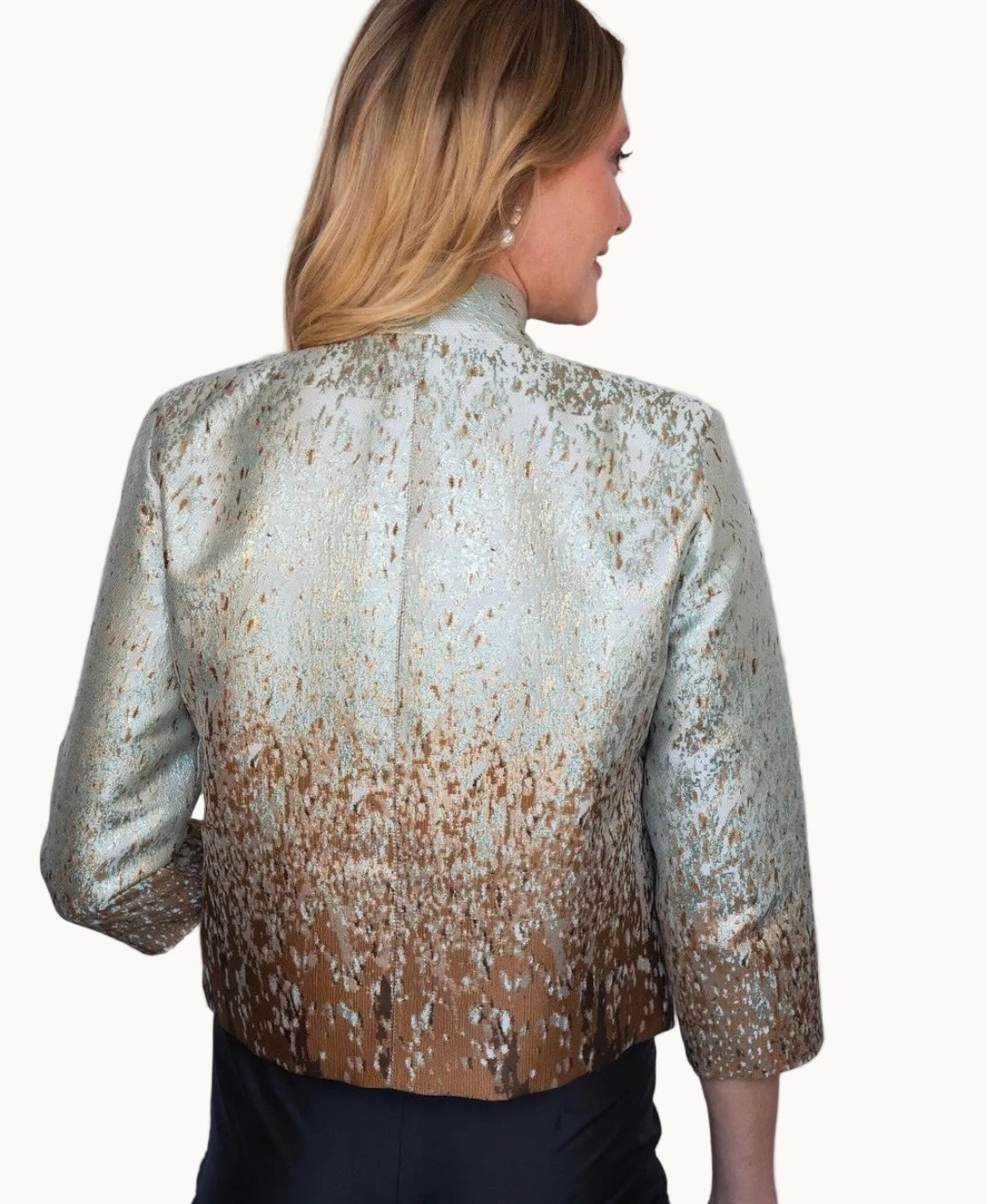 Mint & Bronze Splatter Roxy