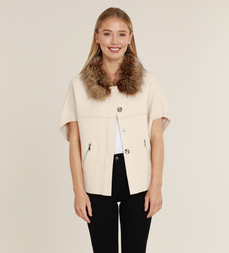 Opera Coat in Ivory