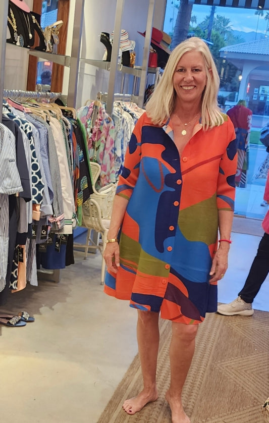 Montage Pleated Dress