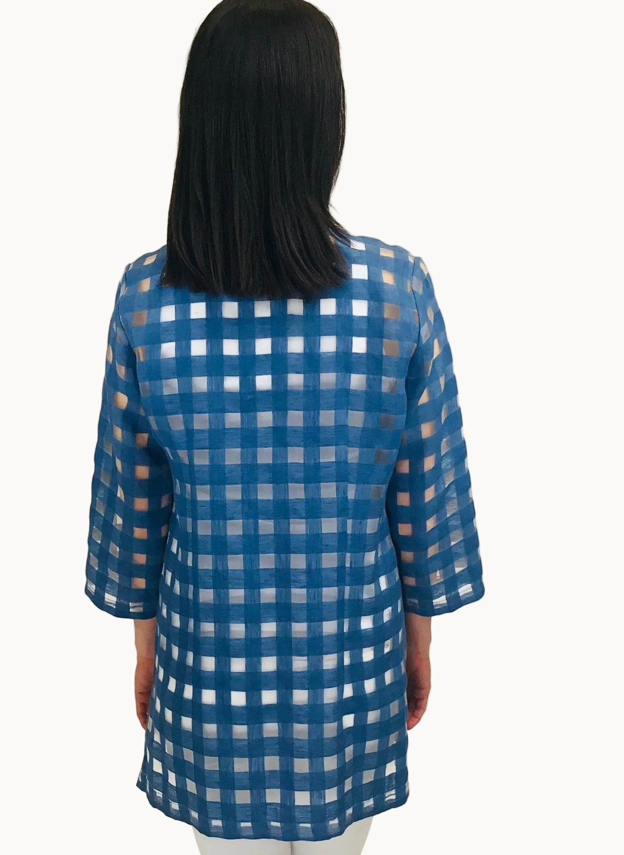 Caribbean Sheer Plaid Rita