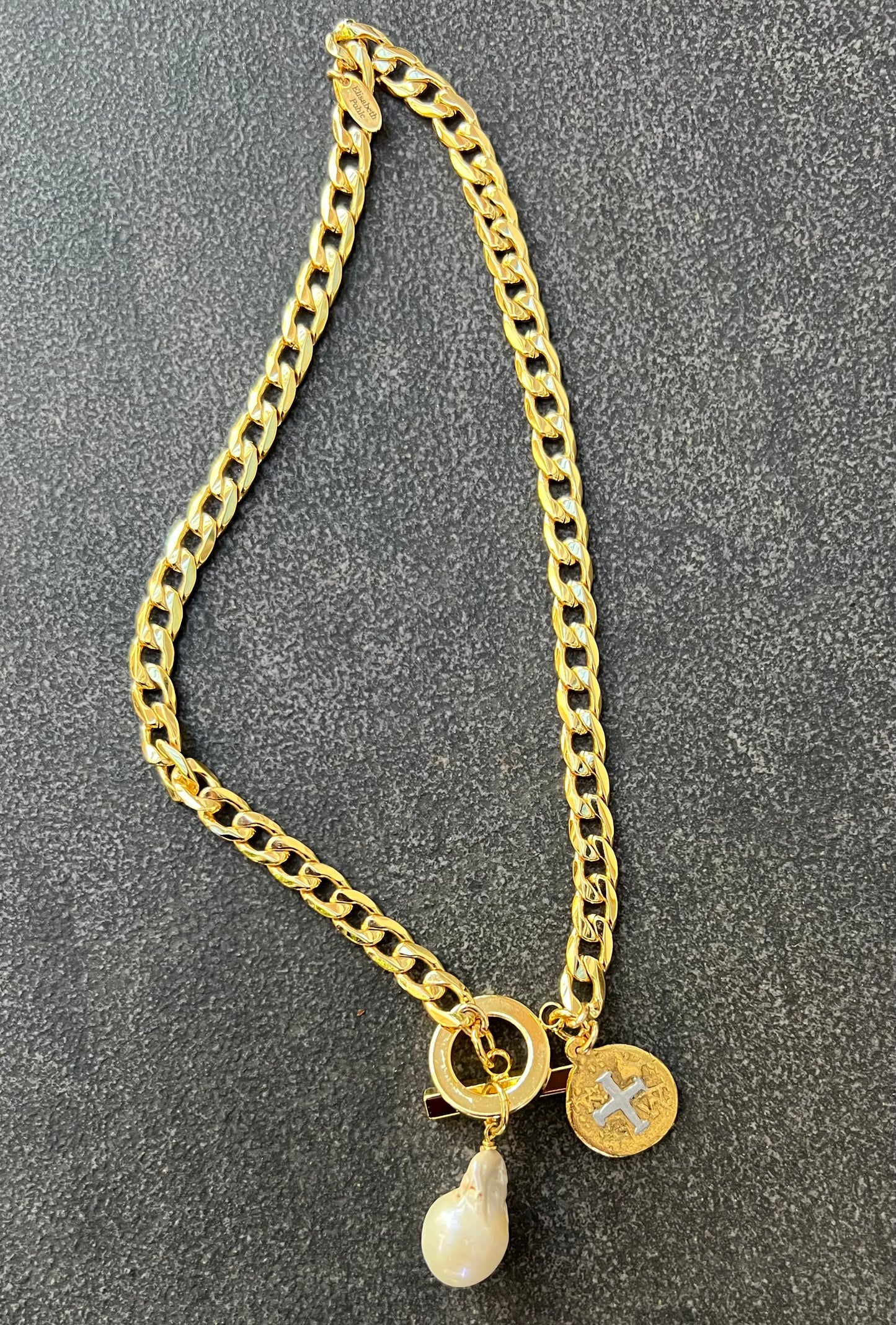 Golden Current Necklace