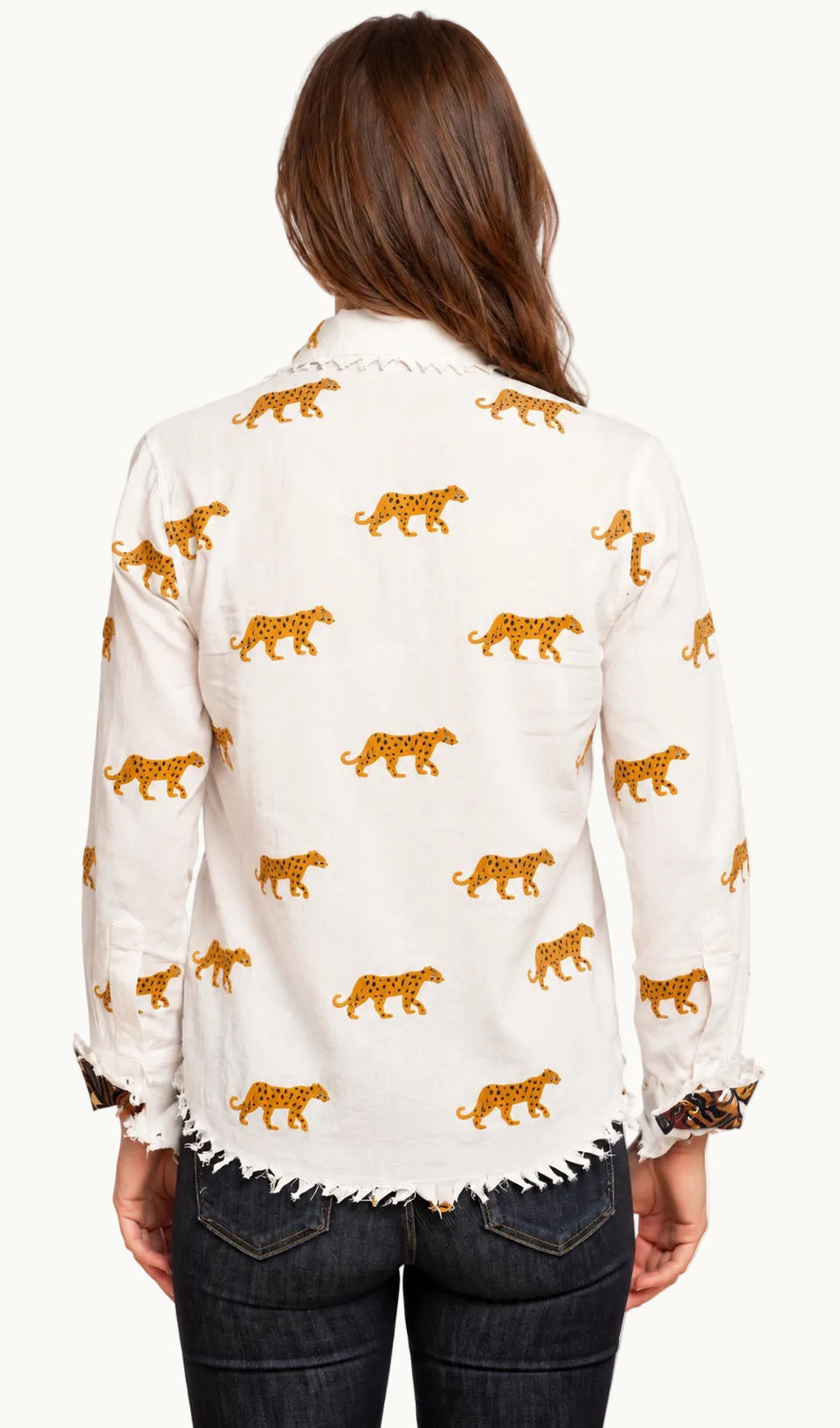 White Cheetah Shirt