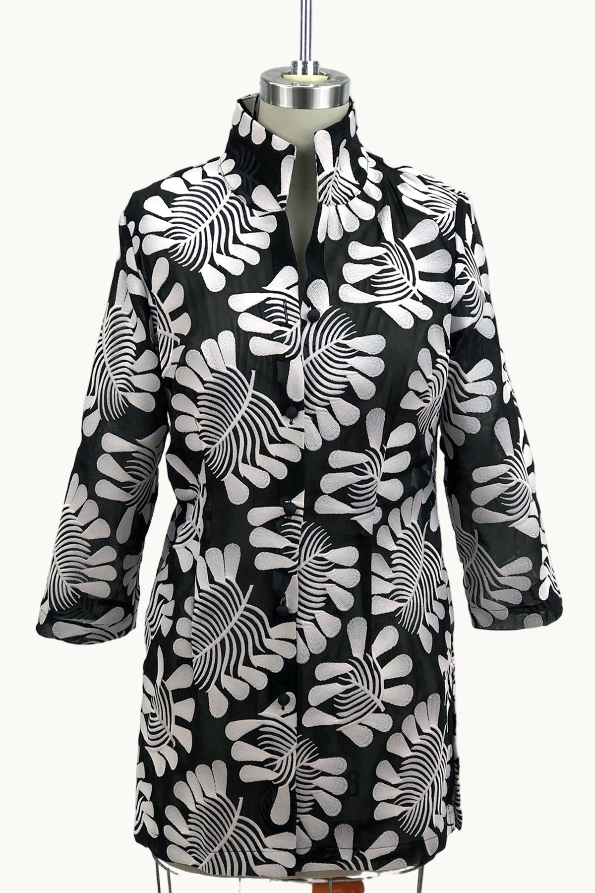 Rita Black & White Palm