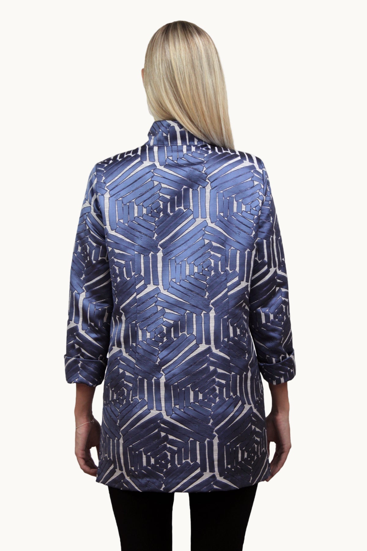 Deep Blue Chalk Cuffed Rita