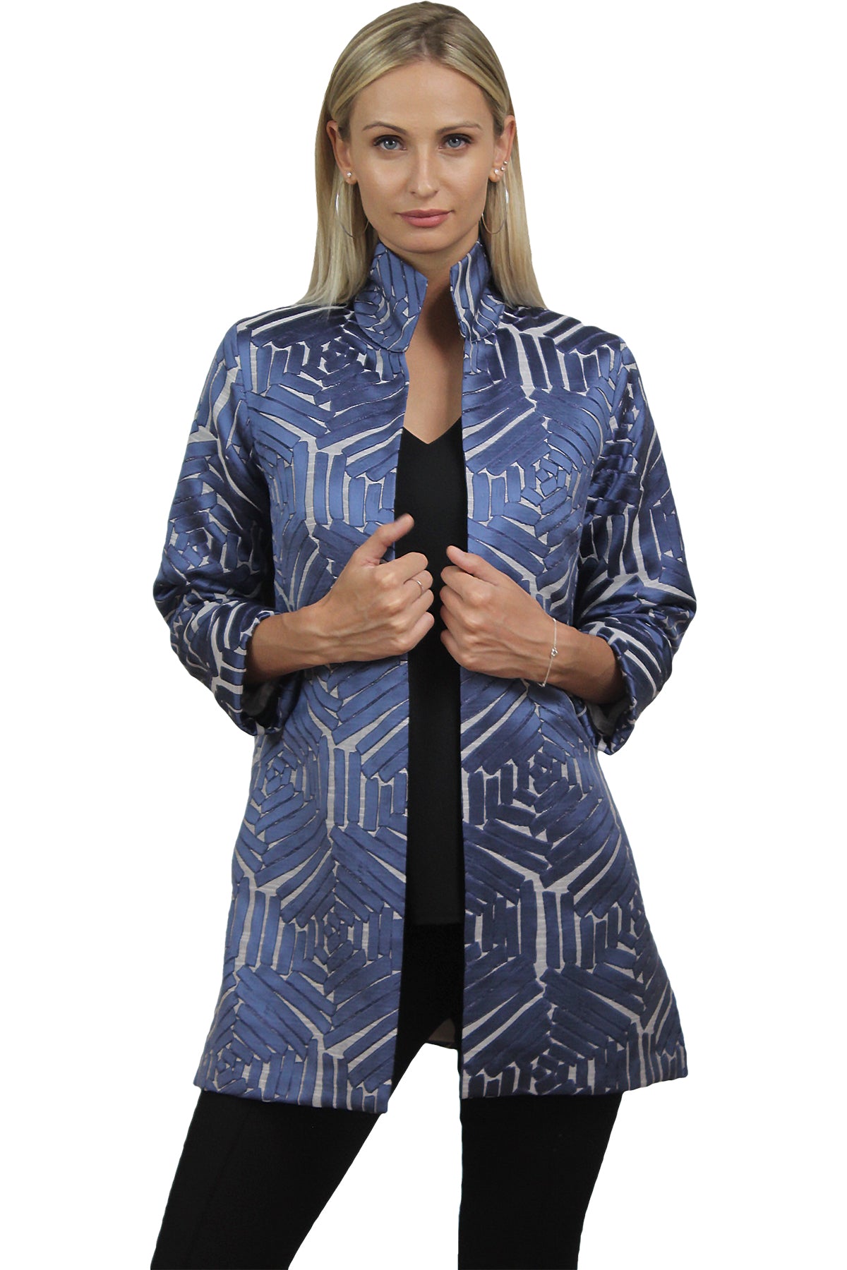 Deep Blue Chalk Cuffed Rita