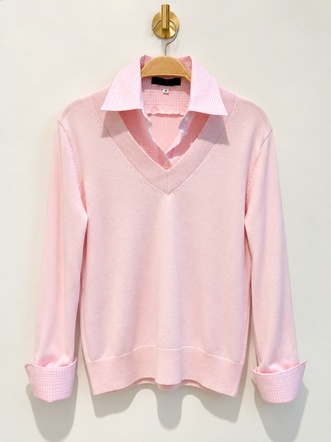Pink Sweater Shirt