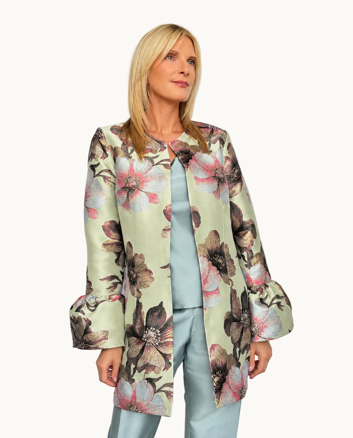 Cece Bell Sleeves in French Bloom