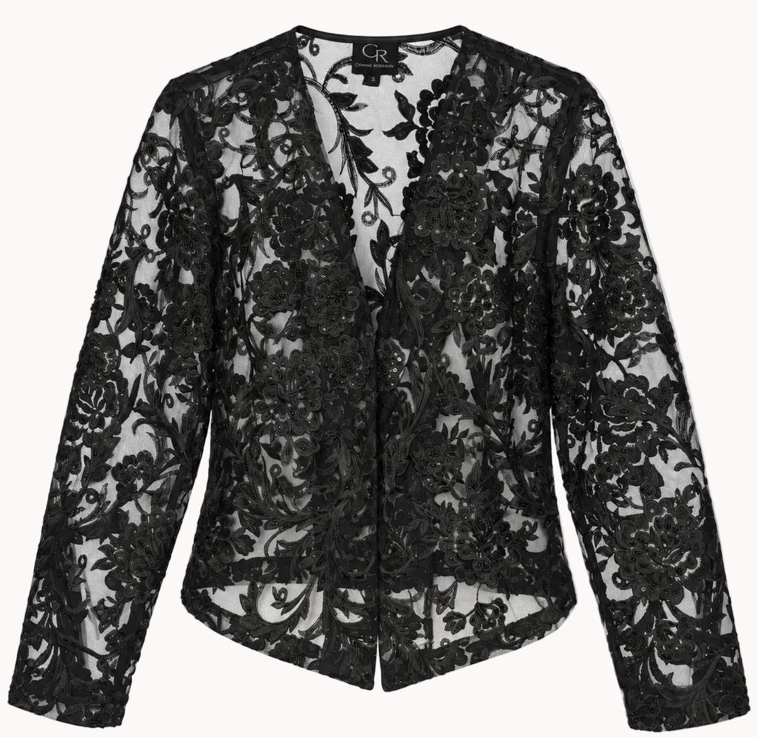 Lula Sheer Black Alena Clasp