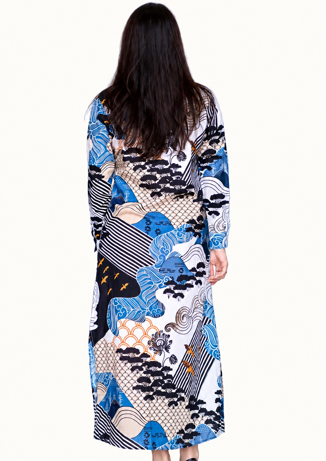 Crane Garden Dress