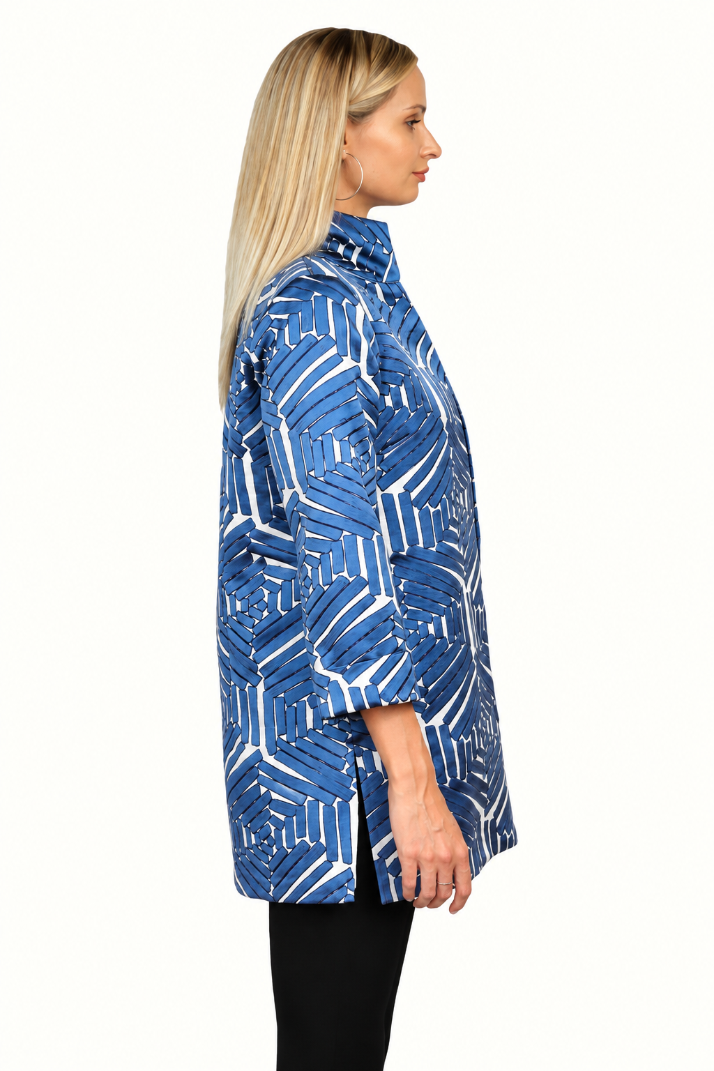 Deep Blue Chalk Cuffed Rita