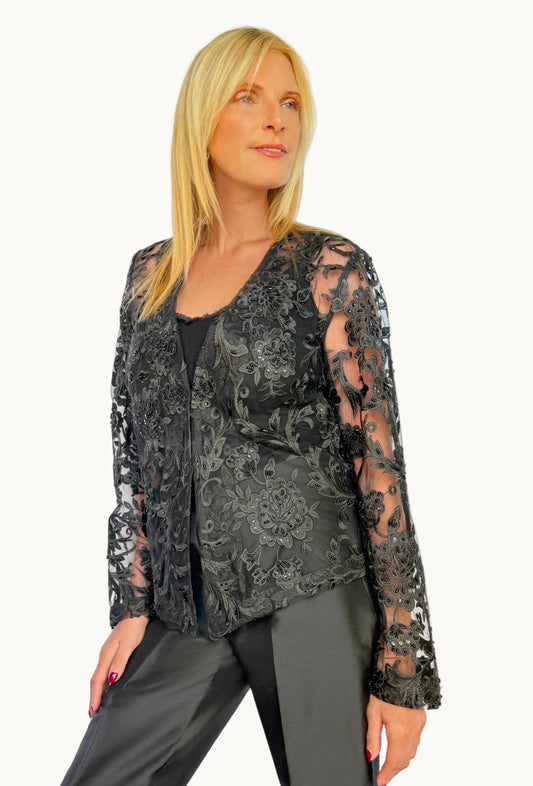 Sheer Black Lula Alena Clasp