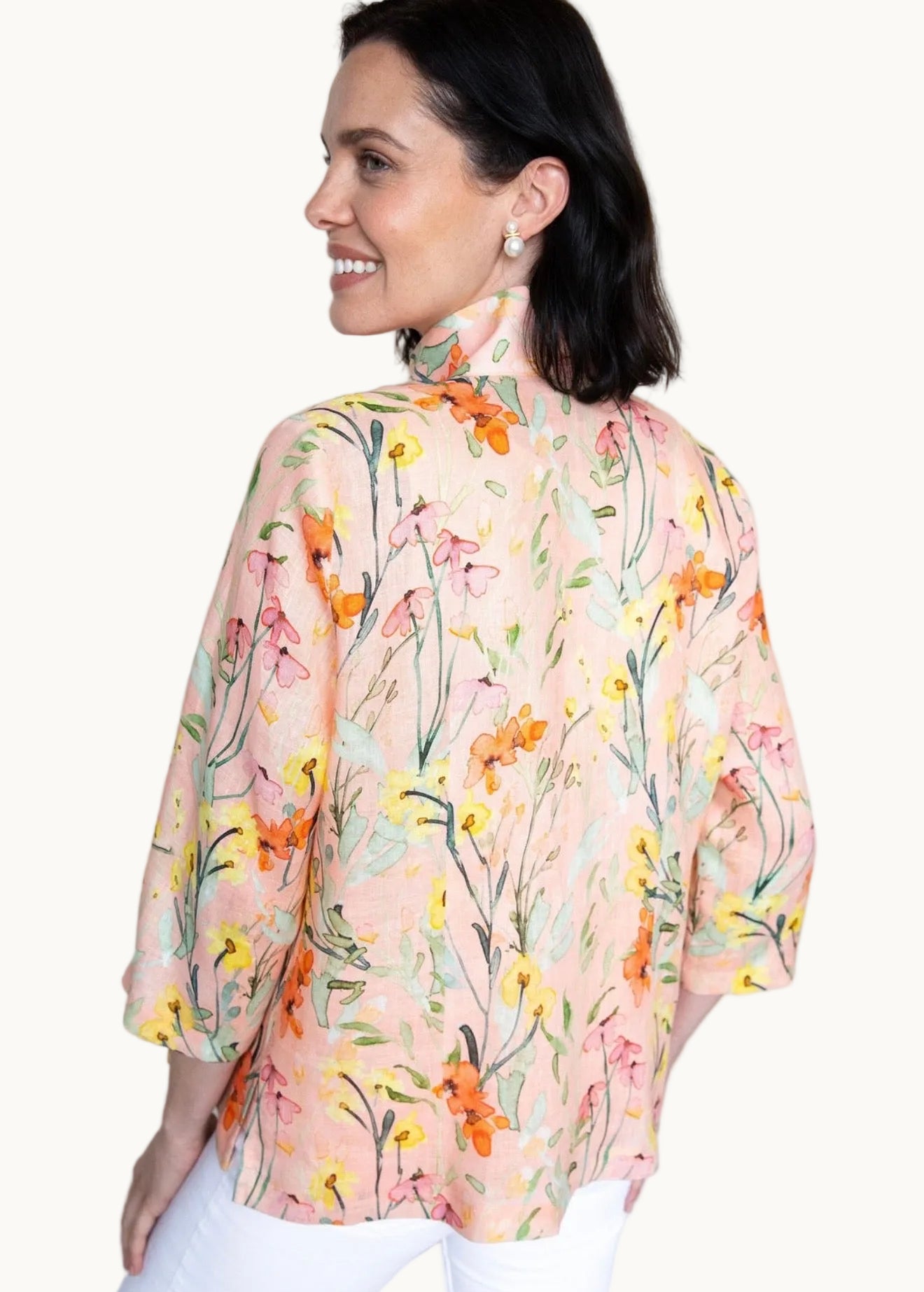 Peach Watercolor Bloom Ronette