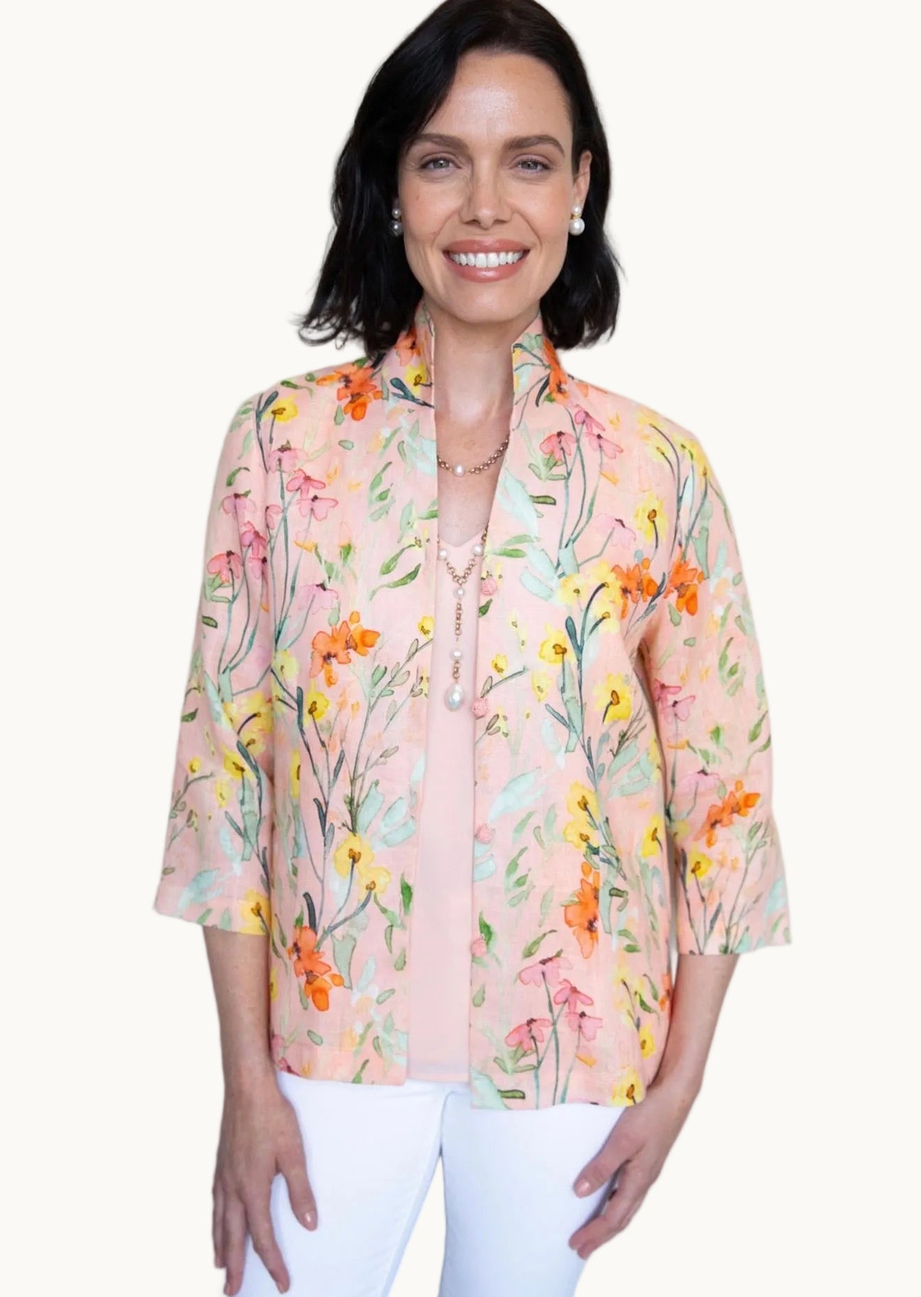 Peach Watercolor Bloom Ronette