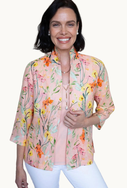 Ronette Watercolor Peach