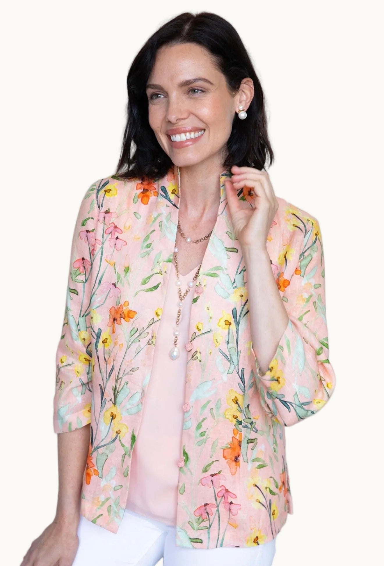 Peach Watercolor Bloom Ronette