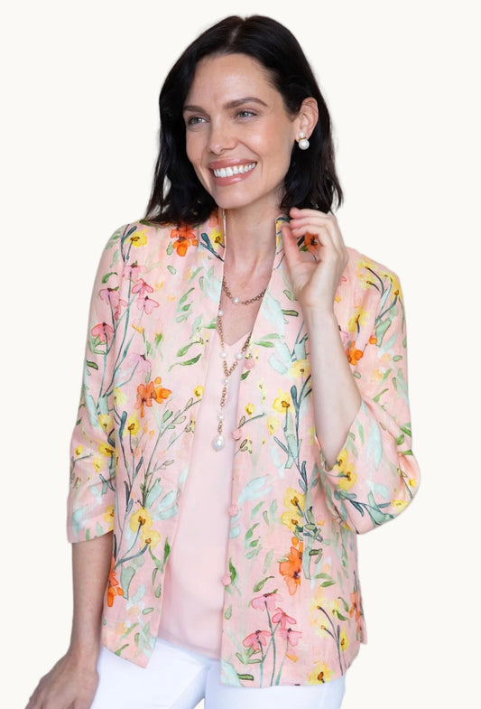 Peach Watercolor Bloom Ronette