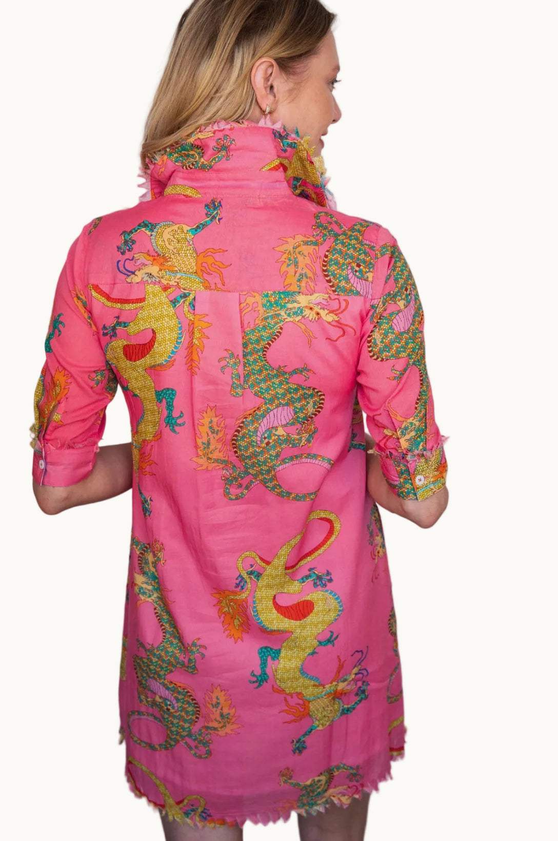Fuchsia Dragon Dress