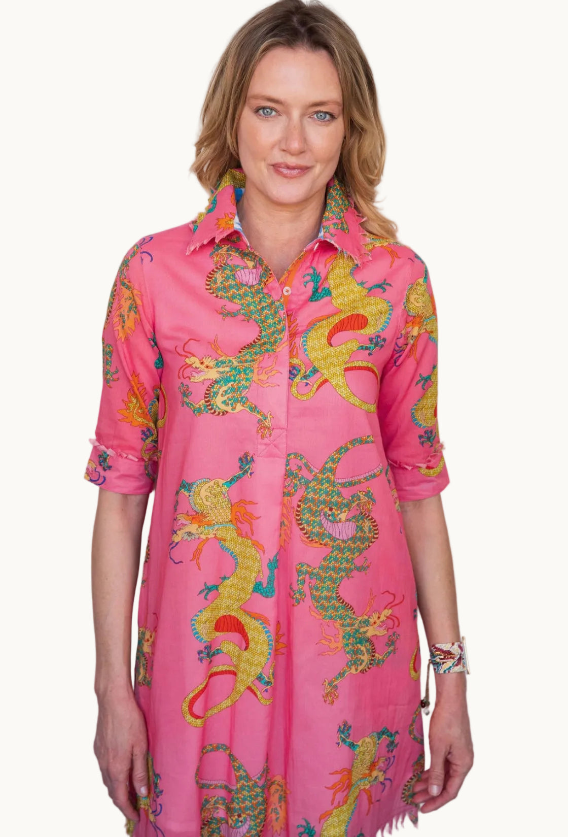 Fuchsia Dragon Dress