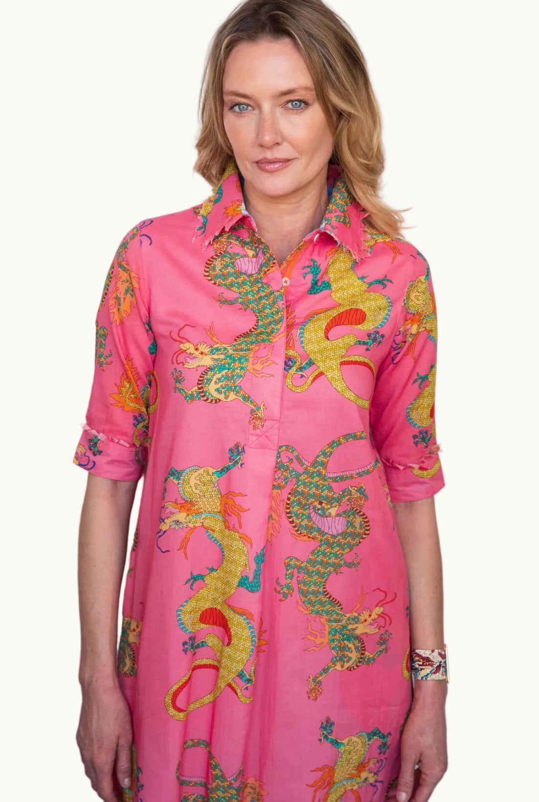 Fuchsia Dragon Dress