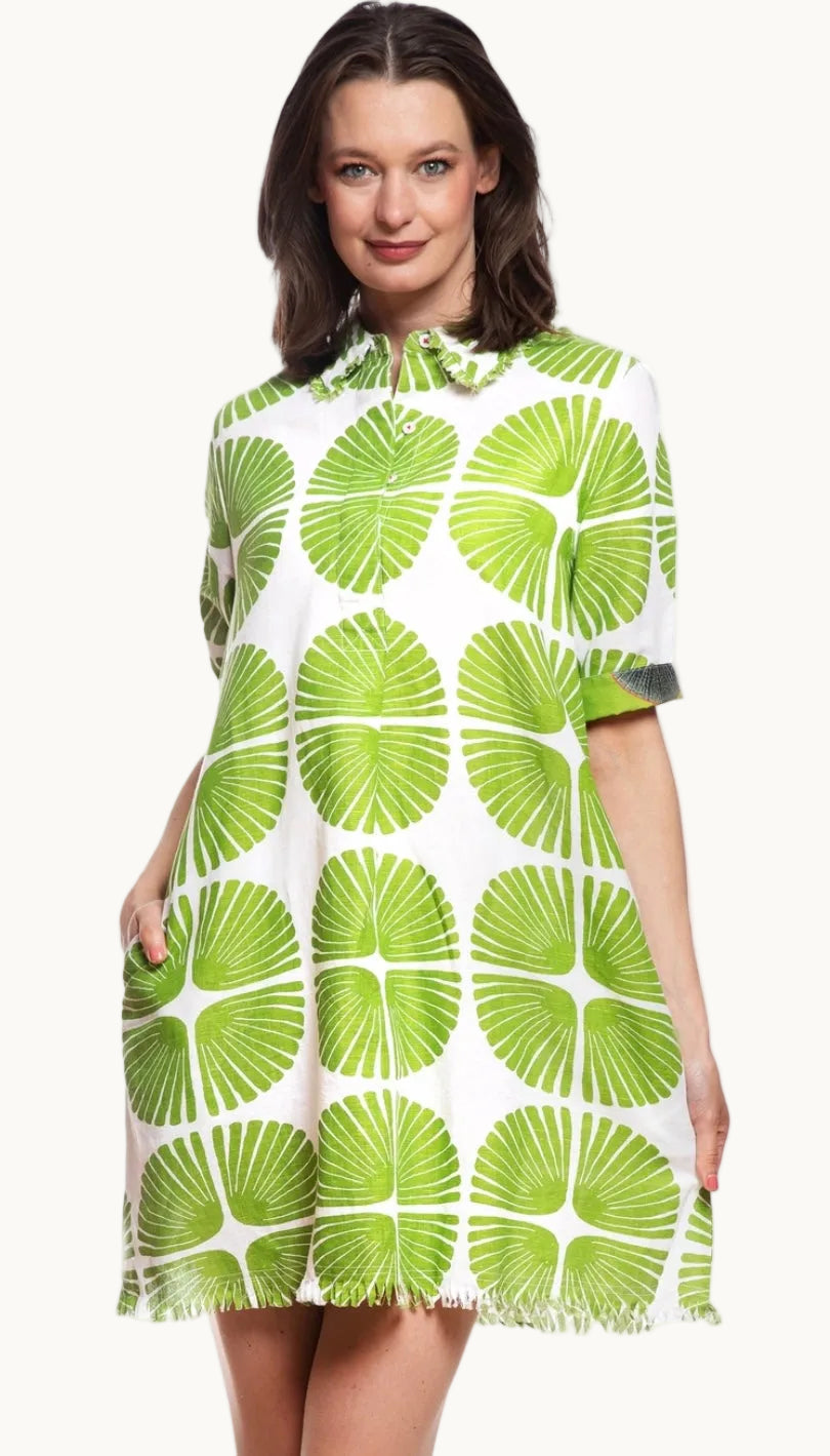 Lime Dandelion Dress