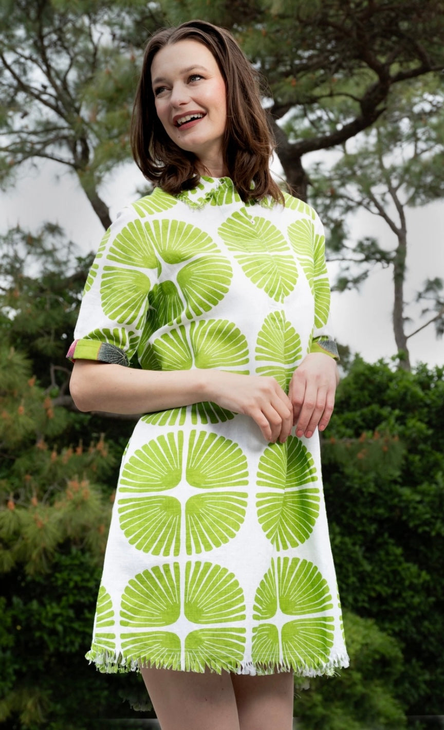 Lime Dandelion Dress