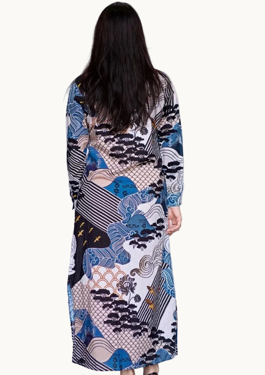 Crane Garden Dress