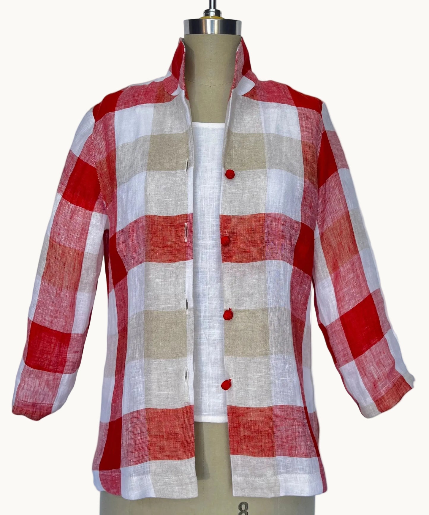 Ronette Rust Plaid