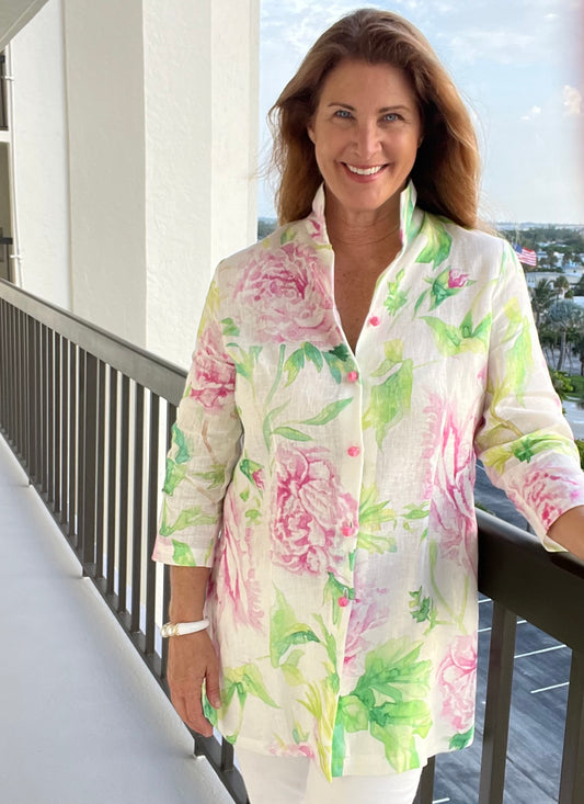 Rita in Peonies Pink