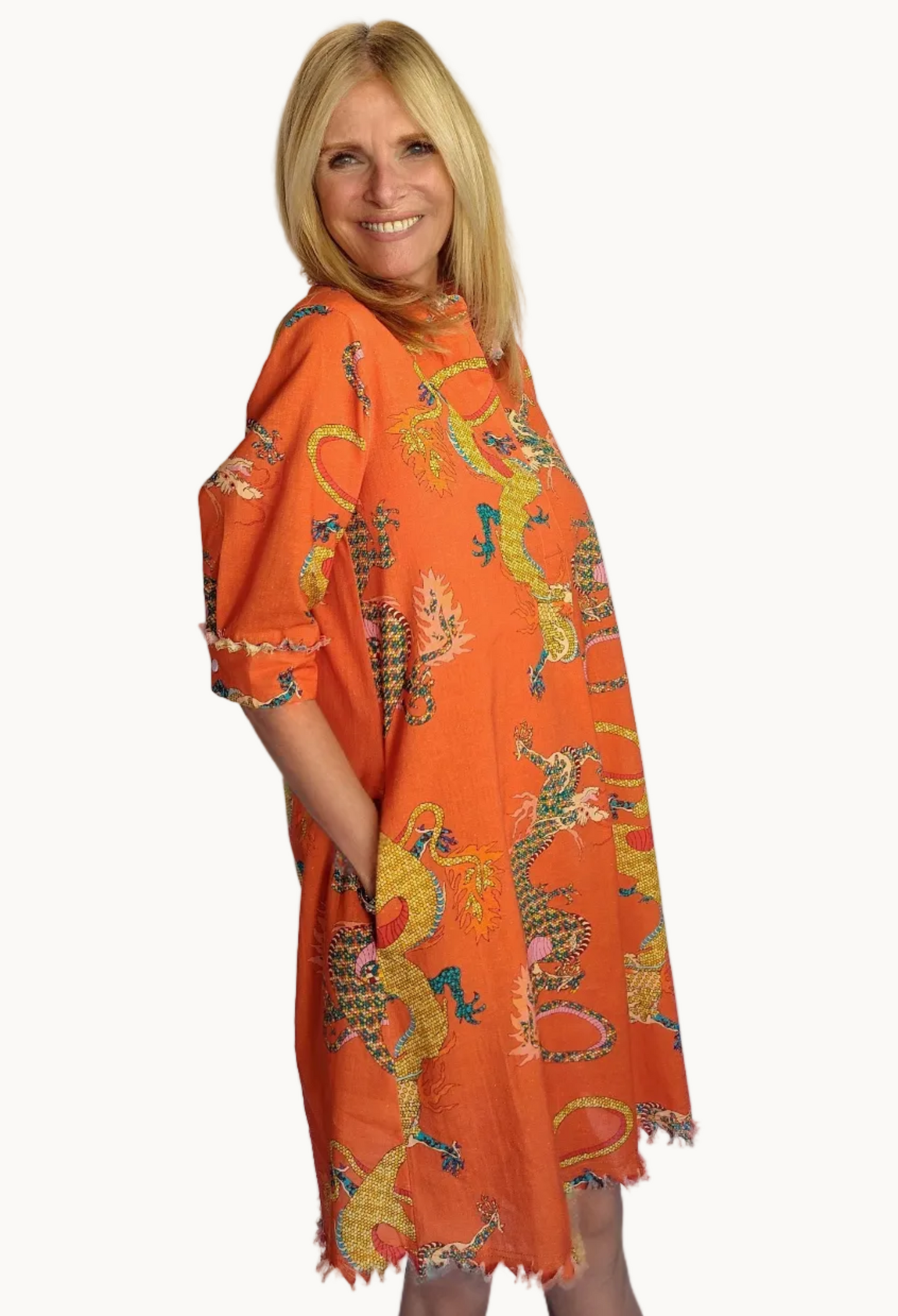 Persimmon Dragon Dress