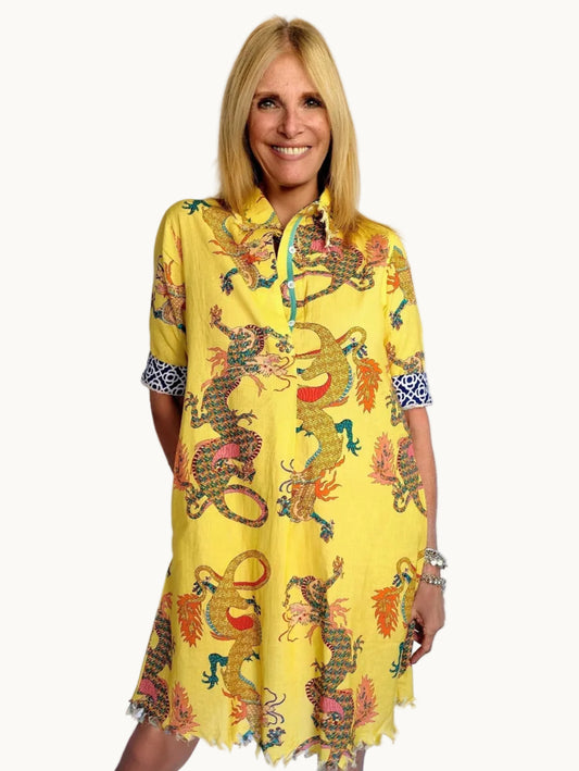 Marigold Dragon Dress