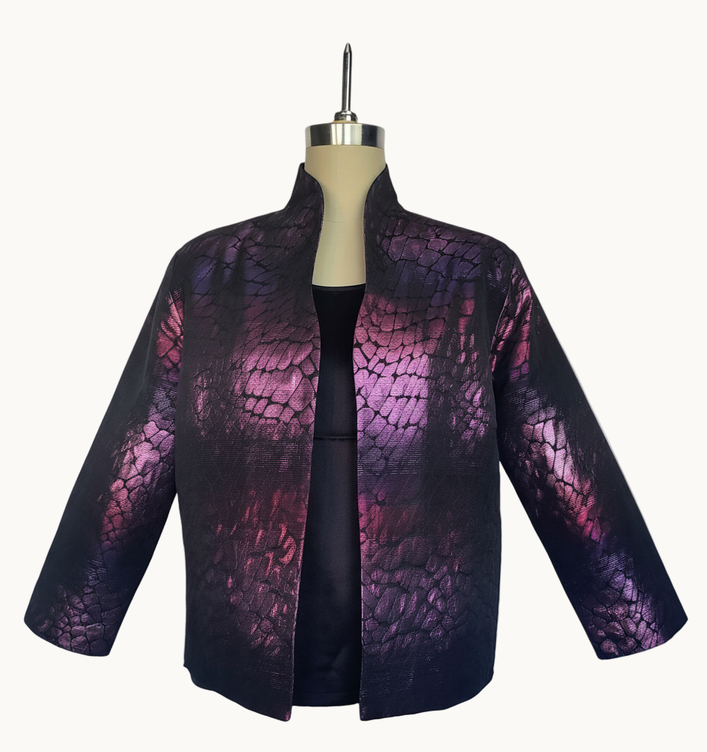 Lush Purple & Black Roxy Jacket