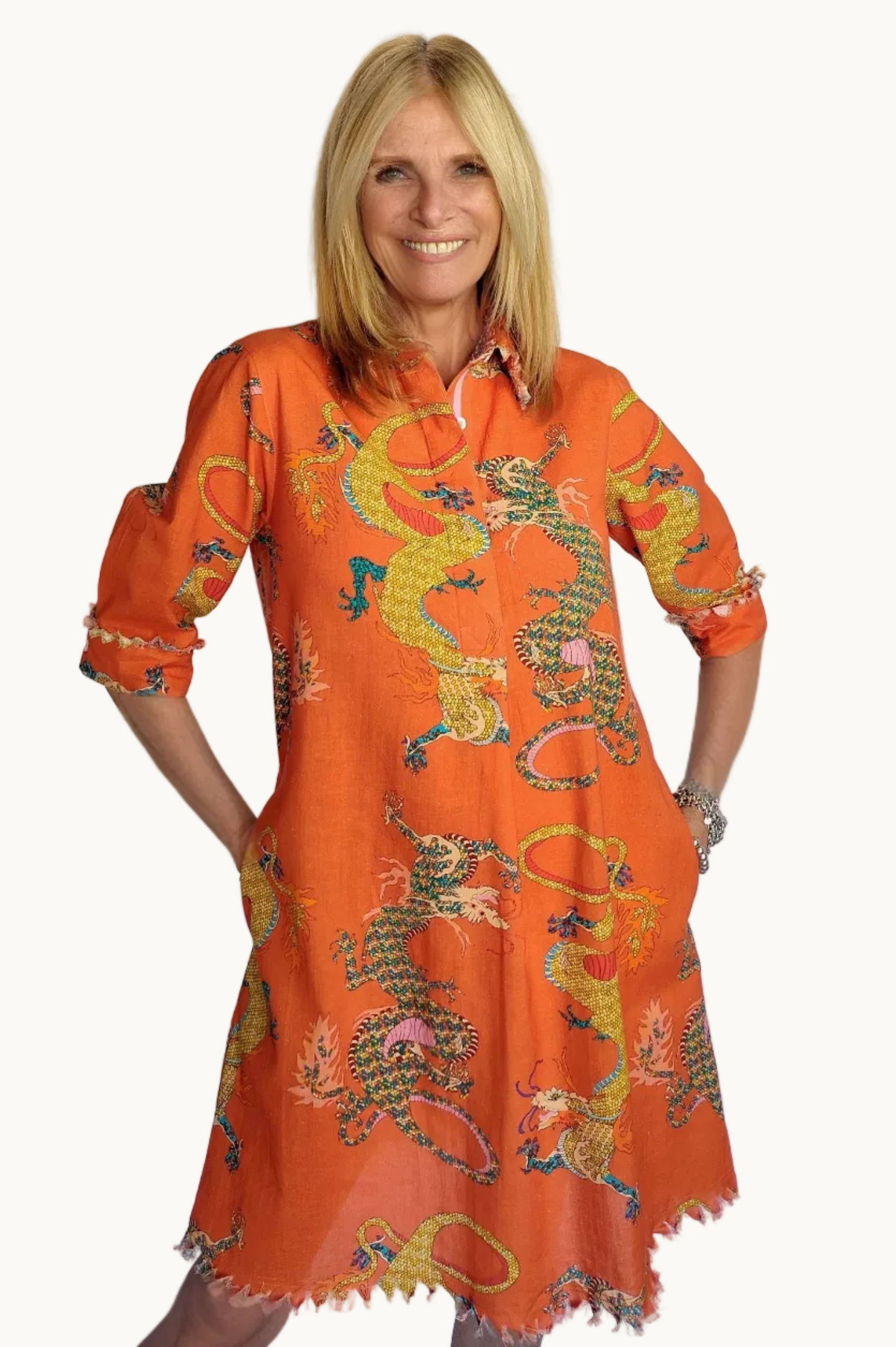 Persimmon Dragon Dress