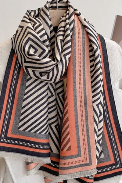 Elegant Cashmere mix shawl