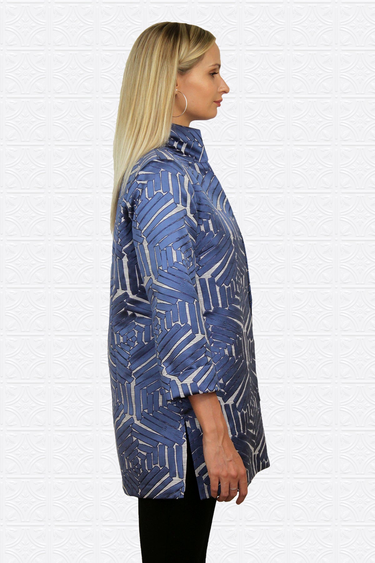 Deep Blue Chalk Cuffed Rita