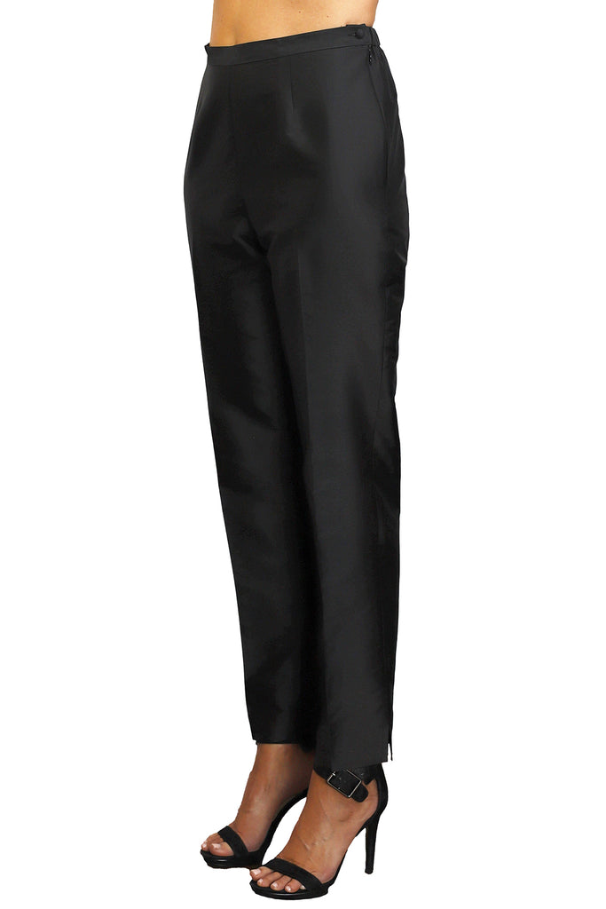 THE WILLA SILK PANT (BLACK)- FRIENDS WITH FRANK. SPRING 22 Boxing Day Sale